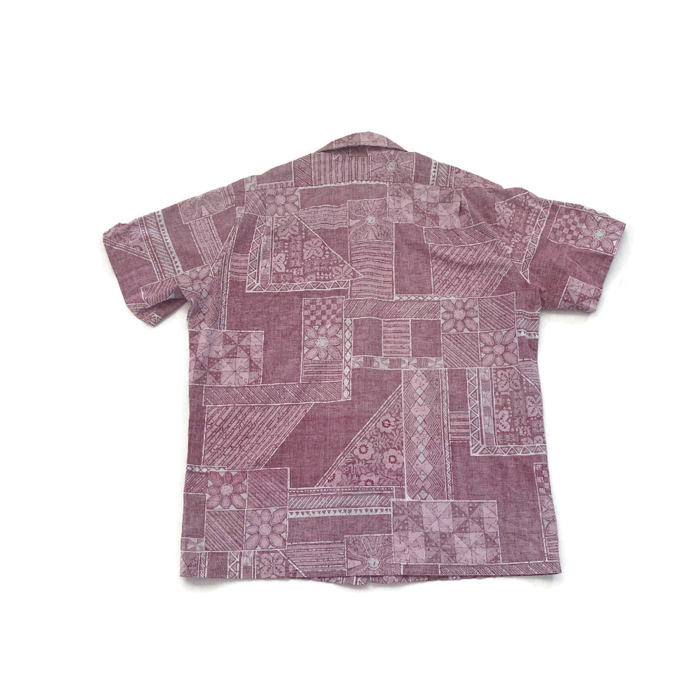 Hilo Hattie Red Inside-Out Reverse Pattern Shirt - image 4